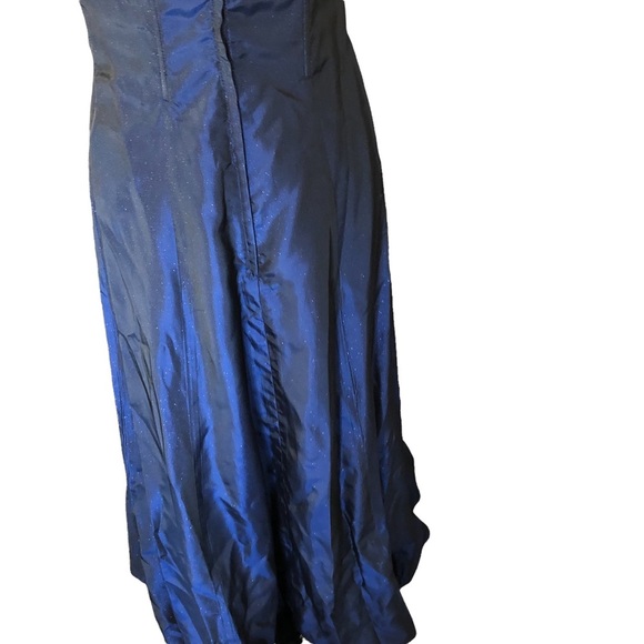 Jessica McClintox For Gunne Sax Sparkly Strapless Prom Dress - Picture 9 of 16